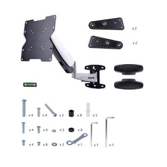 Staffa per TV a parete, supporto per TV VESA orientabile per display da 23" a 55", Brac
