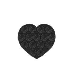 FIXHEART - Ventosa d applicare sul retro dello smartphone, utilizzo video e selfie, materiale silicone, tenuta forte, forma di cuore