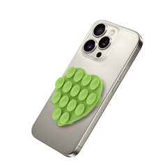 FIXHEART - Ventosa d applicare sul retro dello smartphone, utilizzo video e selfie, materiale silicone, tenuta forte, forma di cuore
