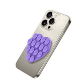 FIXHEART - Ventosa d applicare sul retro dello smartphone, utilizzo video e selfie, materiale silicone, tenuta forte, forma di cuore