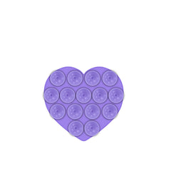 FIXHEART - Ventosa d applicare sul retro dello smartphone, utilizzo video e selfie, materiale silicone, tenuta forte, forma di cuore