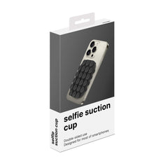 FIXSQUARE- Ventosa d applicare sul retro dello smartphone, utilizzo video e selfie, materiale silicone, tenuta forte, forma quadrata