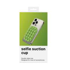 FIXSQUARE- Ventosa d applicare sul retro dello smartphone, utilizzo video e selfie, materiale silicone, tenuta forte, forma quadrata