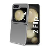 FOLDING - Cover in TPU composta da scocca anteriore e posteriore trasparente compatibile con Samsung Galaxy Z Flip 7 FE/ Z Flip 6/ Z Flip 6 Enterprise Edition