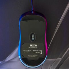 SPYCO - MOUSE GAMING CON 6 PULSANTI E CON CHIPSET PMW 3360 DA 12K DPI