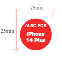 FULLGLASS - Vetro 9H con bordo colorato nero compatibile con Apple iPhone 13 Pro Max/ iPhone 14 Plus
