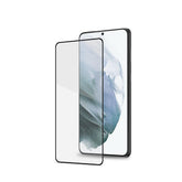FULLGLASS - Vetro 9H con bordo colorato nero compatibile con Samsung Galaxy S22+ 5G/ Galaxy S23+ 5G