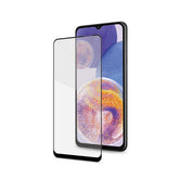 FULLGLASS - Vetro 9H con bordo colorato nero compatibile con Samsung Galaxy A23 5G/ 5G EE/ A23 4G/ M23 5G/ M33 5G