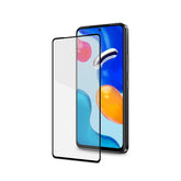 FULLGLASS - Vetro 9H con bordo colorato nero compatibile con Xiaomi Redmi Note 11/ Redmi Note 11s