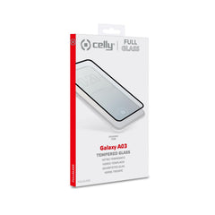 FULLGLASS - Vetro 9H con bordo colorato nero compatibile con Samsung Galaxy A03/ Galaxy A03s/ Galaxy A04s