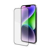 FULLGLASS - Vetro 9H con bordo colorato nero compatibile con Apple iPhone 14 Plus/ iPhone 13 Pro Max