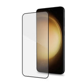 FULLGLASS - Vetro 9H con bordo colorato nero compatibile con Samsung Galaxy S23+ 5G