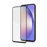 FULLGLASS - Vetro 9H con bordo colorato nero compatibile con Samsung Galaxy A54 5G/ Galaxy A54 5G Enterprise Edition/ Galaxy S23 FE