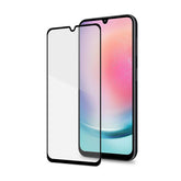 FULLGLASS - Vetro 9H con bordo colorato nero compatibile con Samsung Galaxy A24 4G/ Galaxy A25 5G