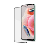 FULLGLASS - Vetro 9H con bordo colorato nero compatibile con Xiaomi Redmi Note 12 4G/ Redmi Note 12 5G