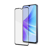 FULLGLASS - Vetro 9H con bordo colorato nero compatibile con Oppo A57s/ A57 4G/ A77 5G