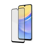 FULLGLASS - Vetro 9H con bordo colorato nero compatibile con Samsung Galaxy A16 5G/ A16 5G EE/ A16 4G/ A16 4G EE/ M16/ F16