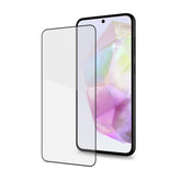 FULLGLASS - Vetro 9H con bordo colorato nero compatibile con Samsung Galaxy A36 5G/ Galaxy A36 5G Enterprise Edition