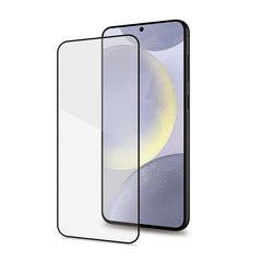 FULLGLASS - Vetro 9H con bordo colorato nero compatibile con Samsung Galaxy S25+ 5G/ Galaxy S24+ 5G