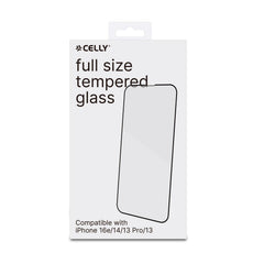 FULLGLASS - Vetro 9H con bordo colorato nero compatibile con Apple iPhone 16e/ iPhone 17e