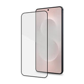 FULLGLASS - Vetro 9H con bordo colorato nero compatibile con Samsung Galaxy S25 Edge