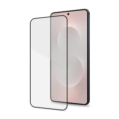 FULLGLASS - Vetro 9H con bordo colorato nero compatibile con Samsung Galaxy S25 Edge