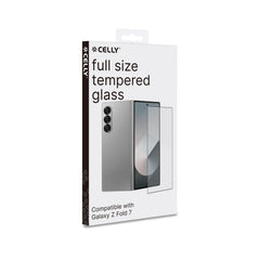 FULLGLASS - Vetro 9H con bordo colorato nero compatibile con Samsung Galaxy Z Fold 8 Ultra/ Z Fold 7/ Z Fold 7 Enterprise Edition
