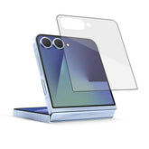 FULLGLASS - Vetro 9H con bordo colorato nero compatibile con Samsung Galaxy Z Flip 8/ Z Flip 7/ Z Flip 7 Enterprise Edition