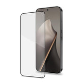 FULLGLASS - Vetro 9H con bordo colorato nero compatibile con Xiaomi 15T