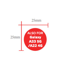 FULLGLASS - Vetro 9H con bordo colorato nero compatibile con Samsung Galaxy A31/ A32 4G/ A32 4G EE/ M32 4G/ A33 5G/ A33 5G EE/ A22 4G