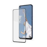 FULLGLASS - Vetro 9H con bordo colorato nero compatibile con Oppo A72/ A52/ A92/ Realme 7 5G