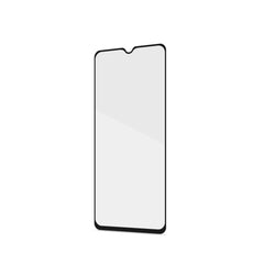 FULLGLASS - Vetro 9H con bordo colorato nero compatibile con Oppo A15/ A15S/ A54S