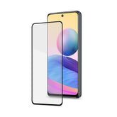 FULLGLASS - Vetro 9H con bordo colorato nero compatibile con Xiaomi Redmi Note 10 5G/ Poco M3 Pro 5G