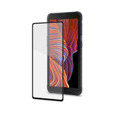FULLGLASS - Vetro 9H con bordo colorato nero compatibile con Samsung Galaxy Xcover 5/ Galaxy Xcover 5 Enterprise Edition