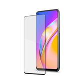 FULLGLASS - Vetro 9H con bordo colorato nero compatibile con Oppo A94 5G/ A94 4G/ A74 4G/ Realme 8 5G