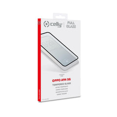 FULLGLASS - Vetro 9H con bordo colorato nero compatibile con Oppo A94 5G/ A94 4G/ A74 4G/ Realme 8 5G
