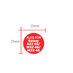 FULLGLASS - Vetro 9H con bordo colorato nero compatibile con Samsung Galaxy A22 4G/ Galaxy A33 5G/ A33 5G EE/ M22 4G/ M32 4G