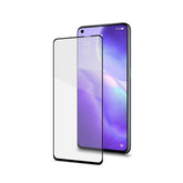 FULLGLASS - Vetro 9H con bordo colorato nero compatibile con Oppo Find X3 Lite 5G/ Reno 5 5G