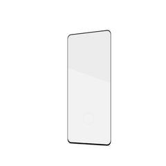 FULLGLASS - Vetro 9H con bordo colorato nero compatibile con Samsung Galaxy S21+ 5G