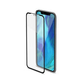 FULLGLASS - Vetro 9H con bordo colorato nero compatibile con Apple iPhone Xs Max