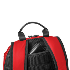 FUNKYBACK - Zaino per laptop fino a 14", due comode tasche, porta USB con cavo integrato, strap per trolley