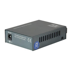 LEVELONE FVT-1105 - MEDIA CONVERTER FAST ETHERNET da RJ45 a SC, fibra monomodale, 1550nm, 80 km