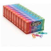FERMAGLI COLORATI PLASTIFICATI N°4