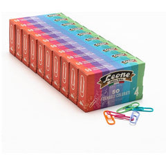 FERMAGLI COLORATI PLASTIFICATI N°4