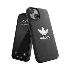 ADIDAS ORIGINALS - Cover ADICOLOR in TPU flessibile e bordi rialzati colore nero compatibile con Apple iPhone 14