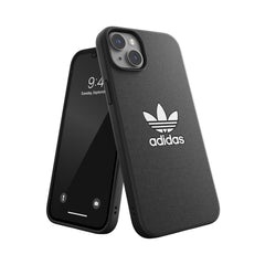 ADIDAS ORIGINALS - Cover ADICOLOR in TPU flessibile e bordi rialzati colore nero compatibile con Apple iPhone 14 Plus