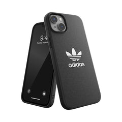 ADIDAS ORIGINALS - Cover ADICOLOR in TPU flessibile e bordi rialzati colore nero compatibile con Apple iPhone 14 Plus