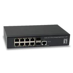 LEVELONE GEL-1061 - SWITCH 10-PORTE GIGABIT L2 MANAGED, 2X SFP