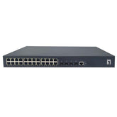 LEVELONE GEL-2871 - SWITCH 28-PORTE L2+ MANAGED GIGABIT, 24 PORTE GIGABIT RJ45 + 4 PORTE GIGABIT SFP