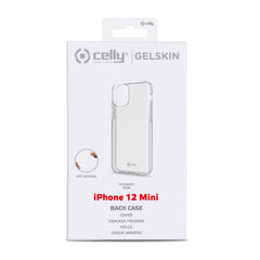 GELSKIN - Cover morbida trasparente in TPU compatibile con Apple iPhone 12 Mini